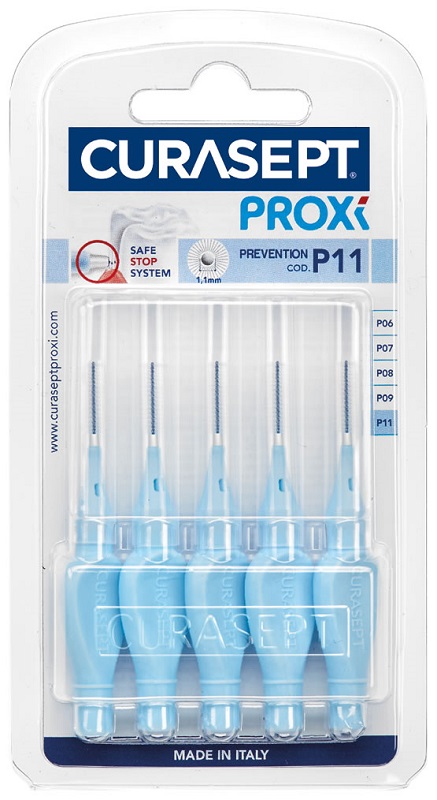 CURASEPT PROXI P11 AZZURRO/LIGHT BLUE 5 PEZZI - Farmacia Mortise