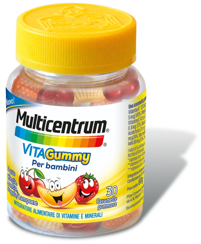 MULTICENTRUM VITAGUMMY 30 CARAMELLE GOMMOSE - Farmacia Mortise