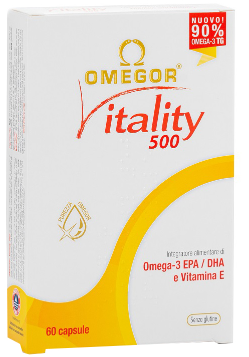 OMEGOR VITALITY 500 60 CAPSULE - Farmacia Mortise