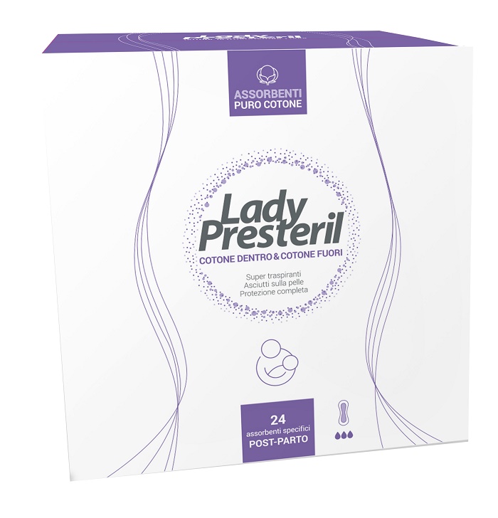 LADY PRESTERIL POSTPARTO 24 PEZZI - Farmacia Mortise