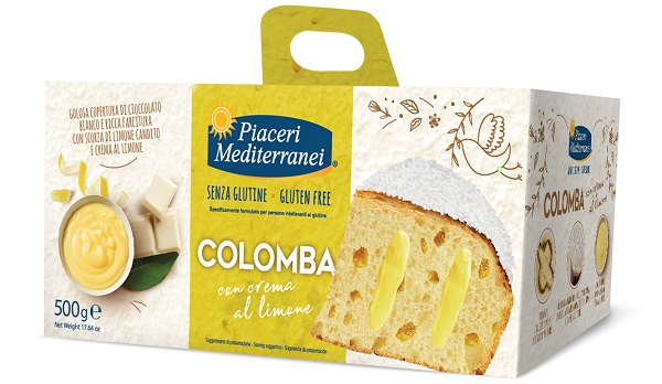 PIACERI MEDITERRANEI COLOMBA CREMA LIMONE 500 G - Farmacia Mortise