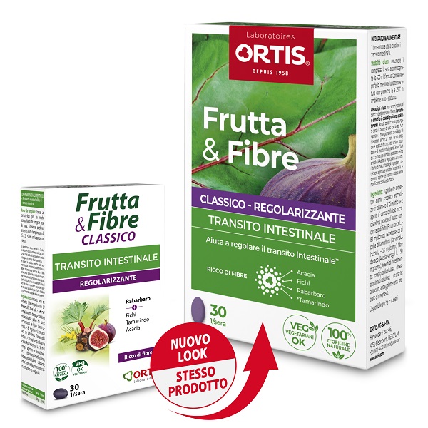 FRUTTA & FIBRE CLASSICO 30 COMPRESSE - Farmacia Mortise