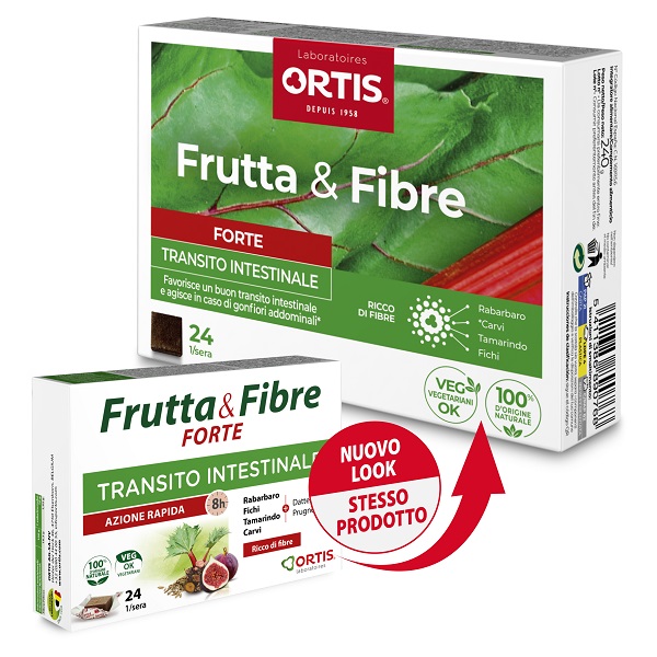 FRUTTA & FIBRE FORTE 24 CUBETTI - Farmacia Mortise