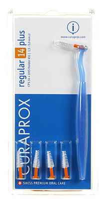CURAPROX CPS REGULAR CPS 14 CON 5 SCOVOLINI + SUPPORTO - Farmacia Mortise