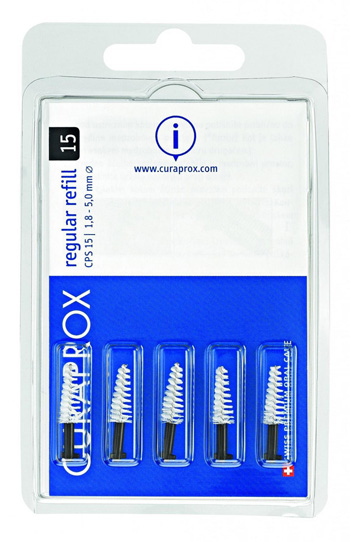 CURAPROX CPS REGULAR CPS 15 CON 5 SCOVOLINI + SUPPORTO - Farmacia Mortise