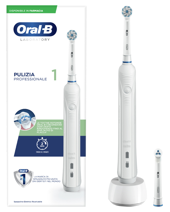 ORALB PRO1 LABORATORY SPAZZOLINO ELETTRICO - Farmacia Mortise