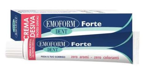 CREMA ADESIVA EMOFORM DENT FORTE PER PROTESI DENTALI 70 G - Farmacia Mortise