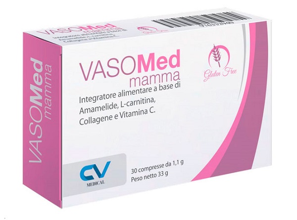 VASOMED MAMMA 30 COMPRESSE - Farmacia Mortise