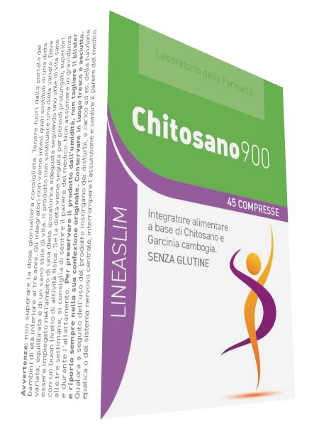 LABORATORIO DELLA FARMACIA CHITOSANO 900 45 COMPRESSE LINEA LINEASLIM - Farmacia Mortise