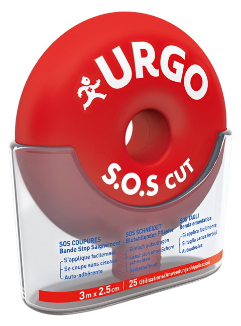 BENDA URGO SOS CUT 3X2,5CM - Farmacia Mortise