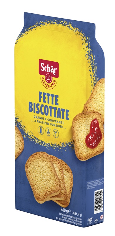 SCHAR FETTE BISCOTTATE 3 PORZIONI DA 86,7 G - Farmacia Mortise
