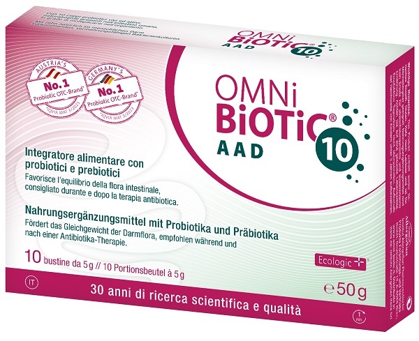 OMNI BIOTIC 10 AAD 10 BUSTINE DA 5 G - Farmacia Mortise