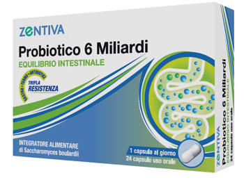 ZENTIVA PROBIOTICO 6 MILIARDI 24 CAPSULE VEGETALI - Farmacia Mortise