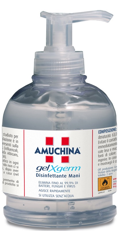 AMUCHINA GEL X-GERM DISINFETTANTE MANI 250 ML - Farmacia Mortise