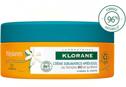 KLORANE CREMA SUBLIMATRICE DOPOSOLE VISO E CORPO TAMANU E MONOI 200 ML - Farmacia Mortise