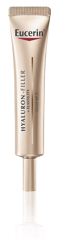EUCERIN HYALURON-FILLER + ELASTICITY CONTORNO OCCHI SPF 15 15 ML - Farmacia Mortise