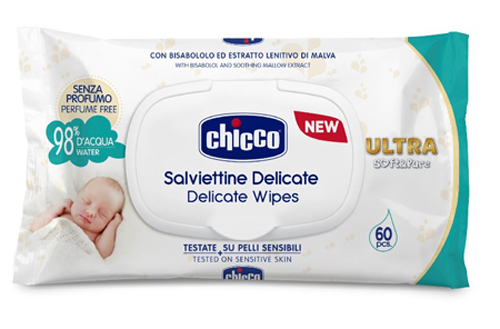 CHICCO COSMETICO SALVIETTE 60 PEZZI NO PROFUNO - Farmacia Mortise