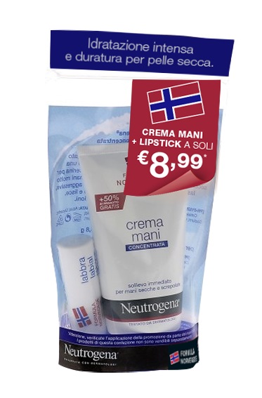 NEUTROGENA MANI PROFUMATO + LIPSTICK BUNDLE - Farmacia Mortise