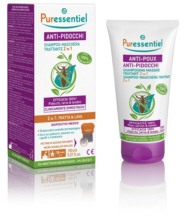 PURESSENTIEL SHAMPOO TRATTANTE ANTI-PIDOCCHI 150 ML - Farmacia Mortise