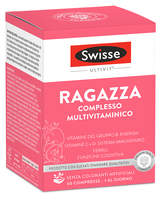 SWISSE MULTIVITAMINICO RAGAZZA 60 COMPRESSE - Farmacia Mortise