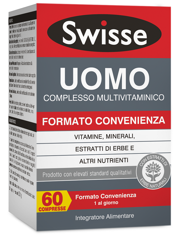 SWISSE UOMO MULTIVITAMINICO 60 COMPRESSE - Farmacia Mortise