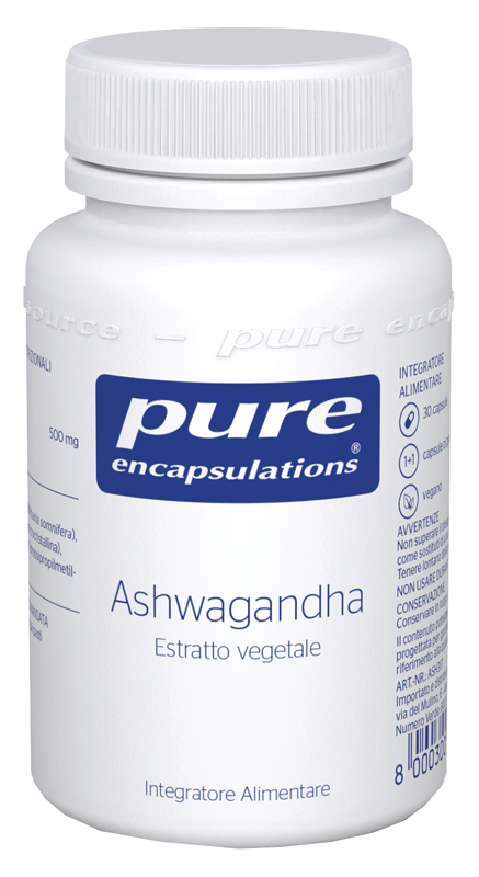PURE ENCAPSULATIONS ASHWAGANDHA 30 CAPSULE - Farmacia Mortise
