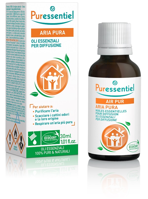 PURESSENTIEL MISCELA PER DIFFUSIONE ARIA PURA CERTIFICATA ECOCERT 30 ML - Farmacia Mortise