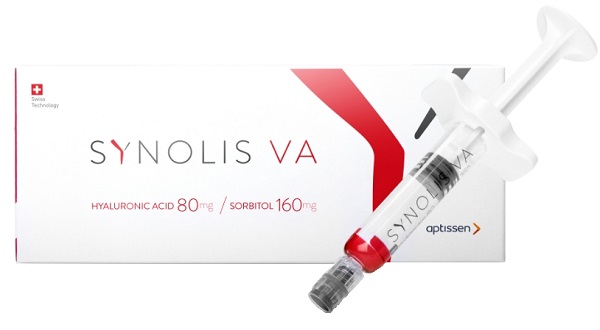 SYNOLIS V-A SOLUZIONE INIETTABILE VISCOELASTICA ISOTONICA IN SIRINGA PRERIEMPITA DI SODIO IALURONATO 80MG  E SORBITOLO 160MG CAPACITA' SIRINGA 4ML MONOSHOT 1 PEZZO - Farmacia Mortise