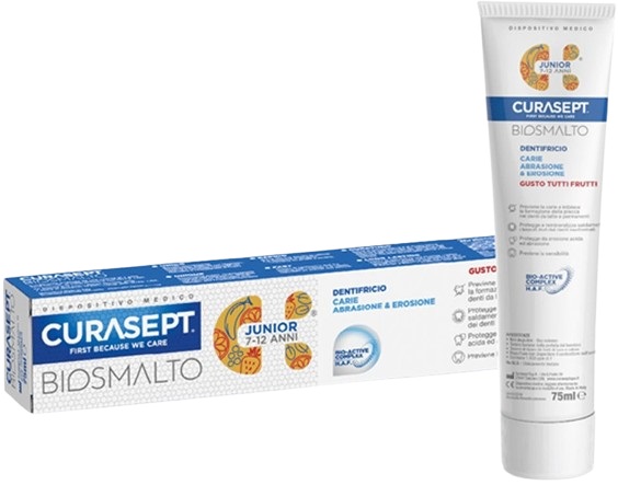 CURASEPT BIOSMALTO DENTIFRICIO JUNIOR 75 ML - Farmacia Mortise
