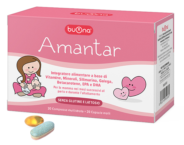 AMANTAR 20 COMPRESSE + 20 CAPSULE - Farmacia Mortise