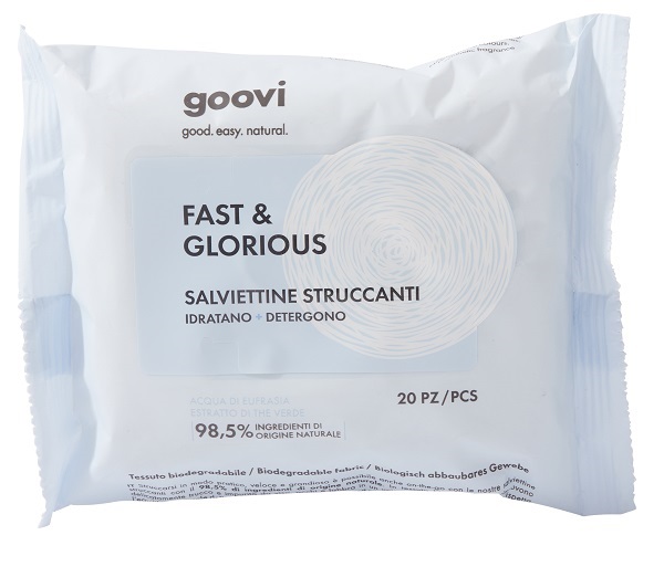 GOOVI SALVIETTINE STRUCCANTI 20 PEZZI - Farmacia Mortise