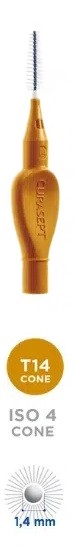 CURASEPT PROXI T14 CONE OCRA/DARK GOLD 5 PEZZI - Farmacia Mortise