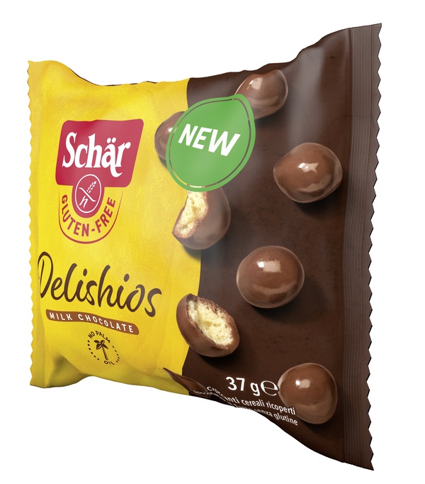 SCHAR DELISHIOS CEREALI RICOPERTI CON CIOCCOLATO AL LATTE 37 G - Farmacia Mortise