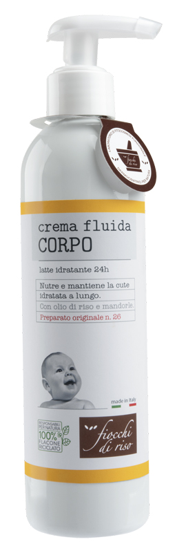 FIOCCHI DI RISO CREMA FLUIDA CORPO IDRATANTE 240 ML - Farmacia Mortise