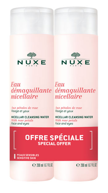 NUXE PETAL DE ROSE DUO ACQUA MICELLARE STRUCCANTE AI PETALI DI ROSA 200 ML - Farmacia Mortise