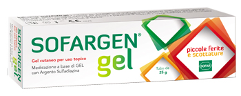 MEDICAZIONE IN GEL SOFARGEN TUBO 25 G - Farmacia Mortise