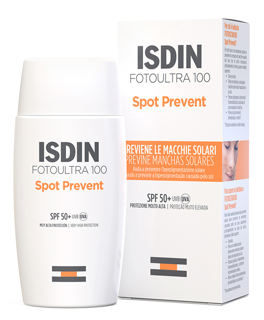 FOTOULTRA100 SPOT PREVENT CREMA FUSION FLUID 50 ML + 2 FIALEDI SIERO CORRETTORE NIGHT PEEL - Farmacia Mortise