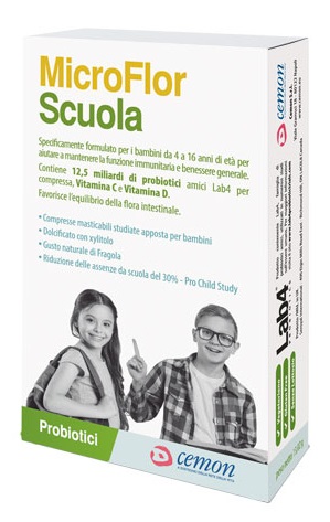 MICROFLOR SCUOLA 30 CAPSULE MASTICABILI - Farmacia Mortise