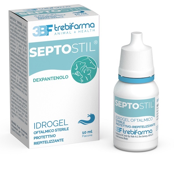 SEPTOSTIL SOLUZIONE OFTALMICA IDRATANTE EPITELIO PROTETTIVA LENITIVA LUBRIFICANTE PER CANI E GATTI 10 ML - Farmacia Mortise