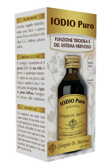 IODIO PURO ANALCOLICO 100 ML - Farmacia Mortise