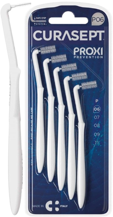 CURASEPT PROXI ANGLE P06 BIANCO/WHITE 5 PEZZI - Farmacia Mortise