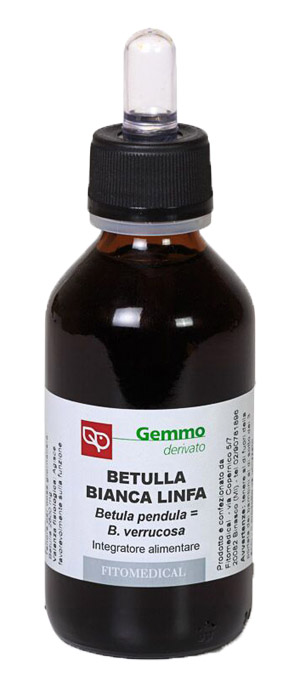 BETULLA BIANCA LINFA MACERATO GLICERICO 100 ML BIO - Farmacia Mortise