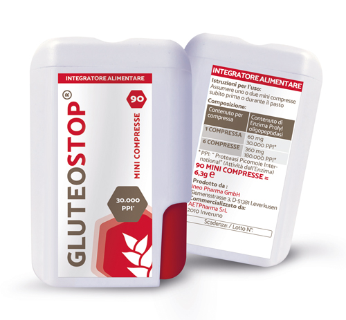 GLUTEOSTOP 90 MINI TABLETS - Farmacia Mortise