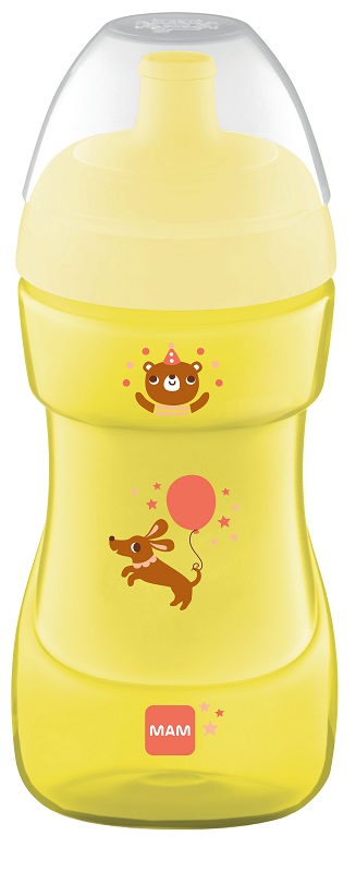MAM TAZZA SPORTS 330 ML 12+ BECCUCCIO RIGIDO NEUTRO - Farmacia Mortise