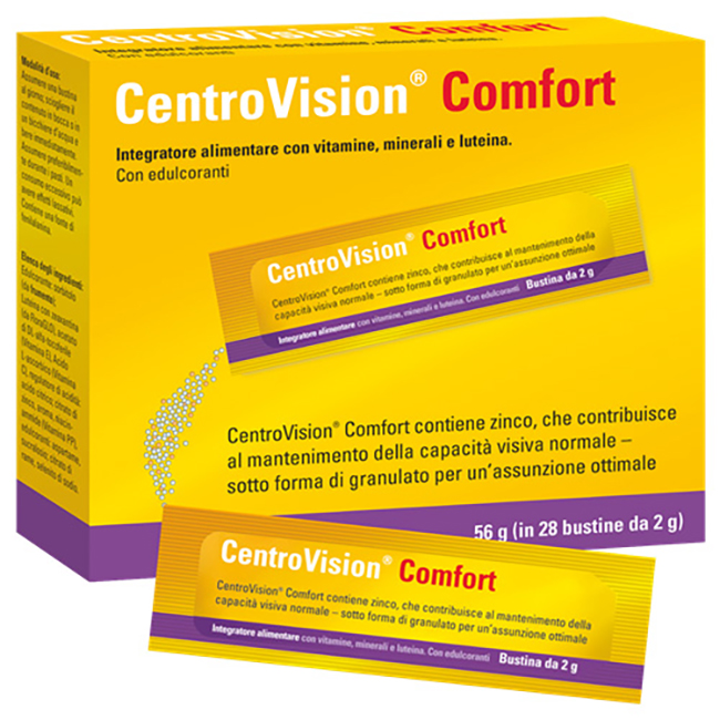 CENTROVISION COMFORT 28 BUSTINE GUSTO ARANCIA - Farmacia Mortise