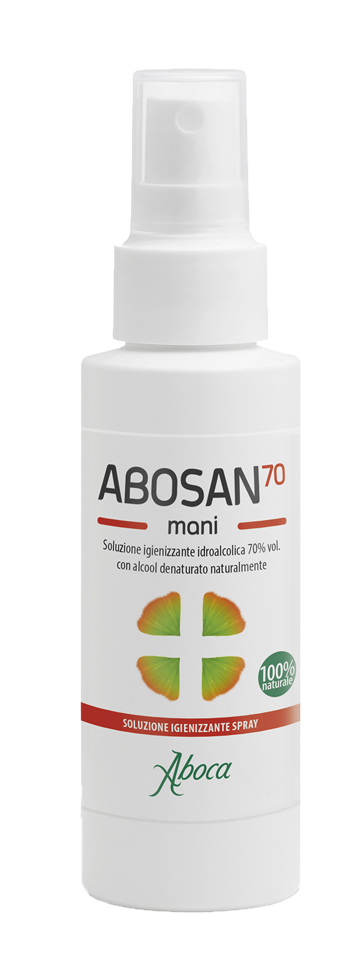 ABOSAN70 SOLUZIONE IGIENIZZANTE MANI 100 ML SPRAY - Farmacia Mortise