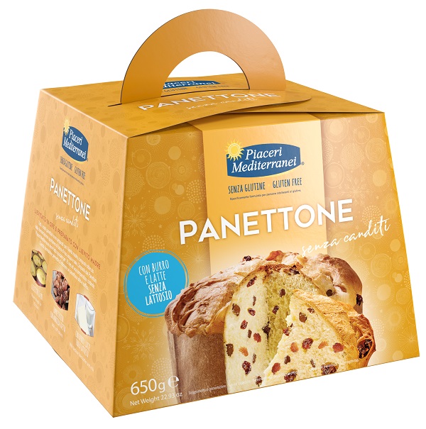 PIACERI MEDITERRANEI PANETTONE SENZA CANDITI 650 G - Farmacia Mortise