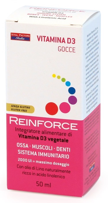 REINFORCE VITAMINA D3 GOCCE 50 ML - Farmacia Mortise