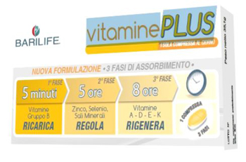 BARILIFE VITAMINE PLUS 30 COMPRESSE TRIFASE - Farmacia Mortise