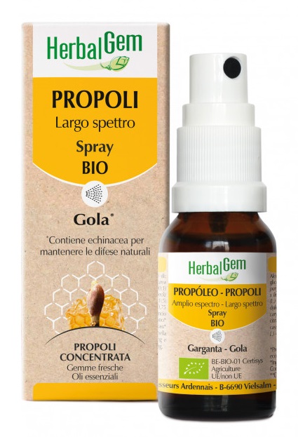 HERBALGEM BIO PROPOLI LARGO SPETTRO SPRAY 15 ML - Farmacia Mortise